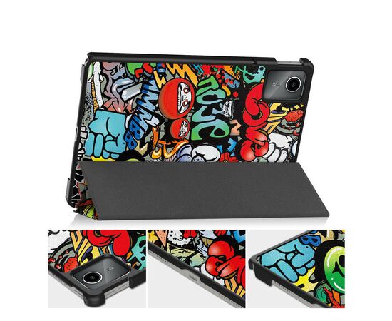 Чехол для планшета BeCover Smart Case Lenovo Tab M11 (2024) TB-TB330FU/Xiaoxin Pad 11 (2024) 11" Graffiti (710757), изображение 7 Чехол для планшета BeCover Smart Case Lenovo Tab M11 (2024) TB-TB330FU/Xiaoxin Pad 11 (2024) 11" Graffiti (710757), изображение 7