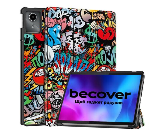 Чехол для планшета BeCover Smart Case Lenovo Tab M11 (2024) TB-TB330FU/Xiaoxin Pad 11 (2024) 11" Graffiti (710757), изображение 8 Чехол для планшета BeCover Smart Case Lenovo Tab M11 (2024) TB-TB330FU/Xiaoxin Pad 11 (2024) 11" Graffiti (710757), изображение 8