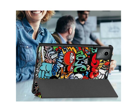 Чехол для планшета BeCover Smart Case Lenovo Tab M11 (2024) TB-TB330FU/Xiaoxin Pad 11 (2024) 11" Graffiti (710757), изображение 9 Чехол для планшета BeCover Smart Case Lenovo Tab M11 (2024) TB-TB330FU/Xiaoxin Pad 11 (2024) 11" Graffiti (710757), изображение 9