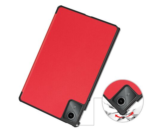 Чехол для планшета BeCover Smart Case Lenovo Tab M11 (2024) TB-TB330FU/Xiaoxin Pad 11 (2024) 11" Red (710459), изображение 6 Чехол для планшета BeCover Smart Case Lenovo Tab M11 (2024) TB-TB330FU/Xiaoxin Pad 11 (2024) 11" Red (710459), изображение 6