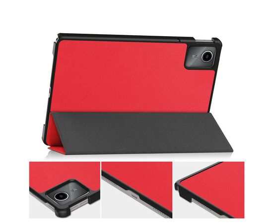 Чехол для планшета BeCover Smart Case Lenovo Tab M11 (2024) TB-TB330FU/Xiaoxin Pad 11 (2024) 11" Red (710459), изображение 7 Чехол для планшета BeCover Smart Case Lenovo Tab M11 (2024) TB-TB330FU/Xiaoxin Pad 11 (2024) 11" Red (710459), изображение 7
