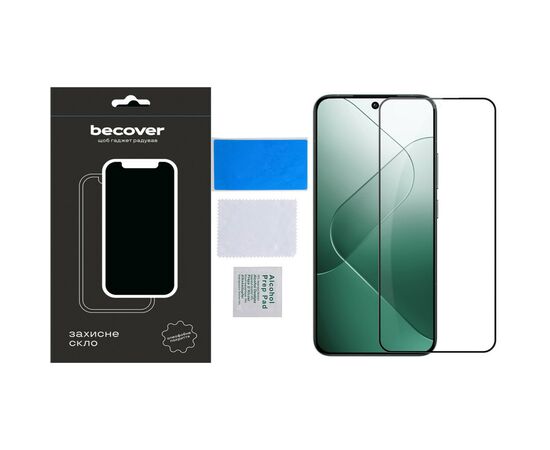 Скло захисне BeCover Xiaomi 14 5G Black (710789), зображення 4 Скло захисне BeCover Xiaomi 14 5G Black (710789), зображення 4
