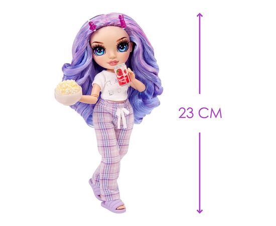 Кукла Rainbow High серии Junior High PJ Party - Виолетта (503705), изображение 2 Кукла Rainbow High серии Junior High PJ Party - Виолетта (503705), изображение 2