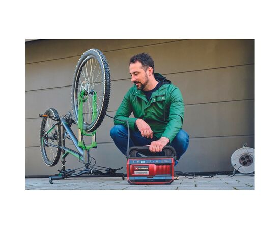 Автомобильный компрессор Einhell гібридний PRESSITO 18/25 Hybrid, PXC, 230/18В, 11бар, 25л/хв, можливість всмоктування, шланг 710 (4020430), изображение 5 Автомобильный компрессор Einhell гібридний PRESSITO 18/25 Hybrid, PXC, 230/18В, 11бар, 25л/хв, можливість всмоктування, шланг 710 (4020430), изображение 5