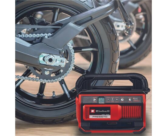 Автомобильный компрессор Einhell PRESSITO 18/25, 18В PXC, 10.5бар, (без АКБ та ЗП) (4020420), изображение 4