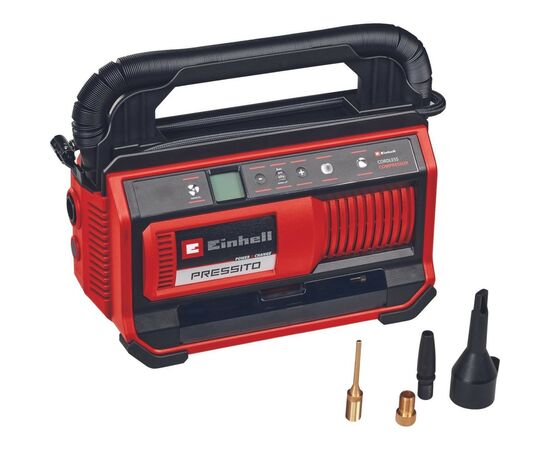 Автомобільний компресор Einhell PRESSITO 18/25, 18В PXC, 10.5бар, (без АКБ та ЗП) (4020420)
