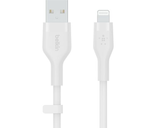 Дата кабель USB 2.0 AM to Lightning 2.0m White Belkin (CAA008BT2MWH), изображение 4 Дата кабель USB 2.0 AM to Lightning 2.0m White Belkin (CAA008BT2MWH), изображение 4