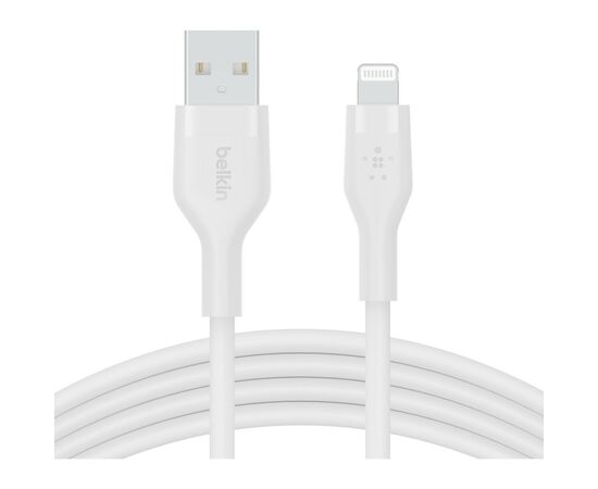 Дата кабель USB 2.0 AM to Lightning 2.0m White Belkin (CAA008BT2MWH)