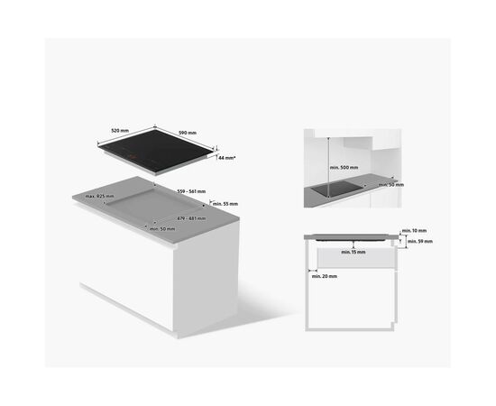 Варочная поверхность Samsung NZ64B5066FK/WT, изображение 12 Варочная поверхность Samsung NZ64B5066FK/WT, изображение 12