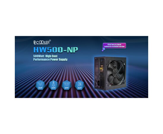 Блок питания PcСooler 500W (HW500-NP), изображение 6 Блок питания PcСooler 500W (HW500-NP), изображение 6