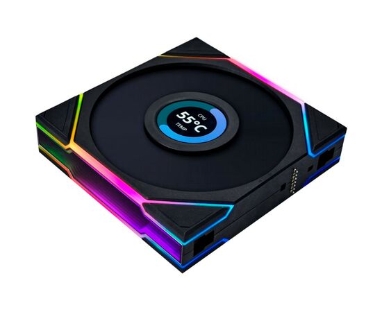 Кулер до корпусу Lian Li Reverse TL LCD 120-1, Black Cooler (G99.12RTLLCD1B.00), зображення 4 Кулер до корпусу Lian Li Reverse TL LCD 120-1, Black Cooler (G99.12RTLLCD1B.00), зображення 4