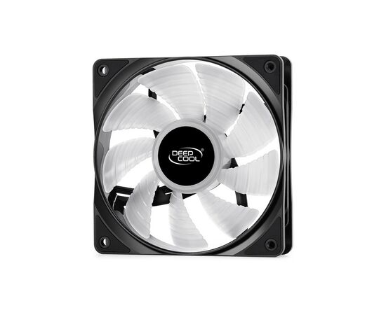 Кулер для корпуса Deepcool RF120 (DP-FRGB-RF120-1C), изображение 2 Кулер для корпуса Deepcool RF120 (DP-FRGB-RF120-1C), изображение 2