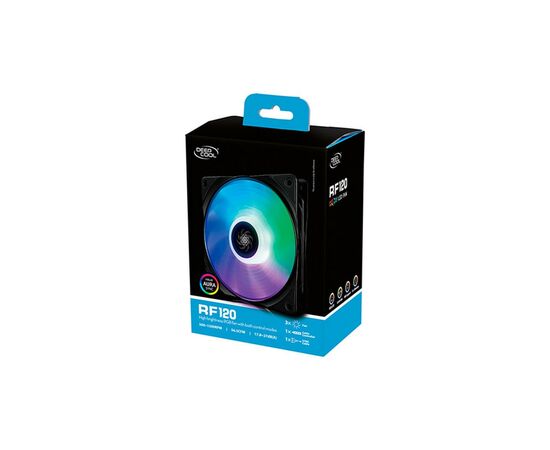 Кулер для корпуса Deepcool RF120-3 IN 1 (DP-FRGB-RF120-3C), изображение 4 Кулер для корпуса Deepcool RF120-3 IN 1 (DP-FRGB-RF120-3C), изображение 4