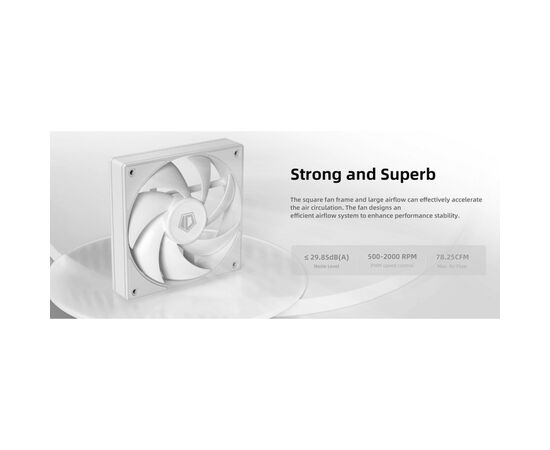 Кулер для корпуса ID-Cooling AF-125-W TRIO, изображение 12 Кулер для корпуса ID-Cooling AF-125-W TRIO, изображение 12