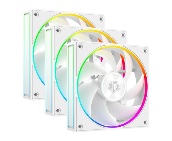 Кулер до корпусу ID-Cooling AF-127-ARGB-W TRIO