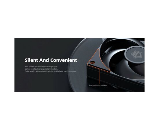 Кулер для корпуса ID-Cooling AS-120-K, изображение 12 Кулер для корпуса ID-Cooling AS-120-K, изображение 12