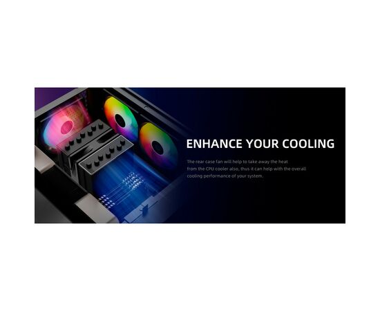Кулер для корпуса ID-Cooling XF-120-ARGB-K, изображение 11 Кулер для корпуса ID-Cooling XF-120-ARGB-K, изображение 11
