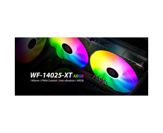 Кулер для корпуса ID-Cooling WF-14025-XT ARGB, изображение 5 Кулер для корпуса ID-Cooling WF-14025-XT ARGB, изображение 5