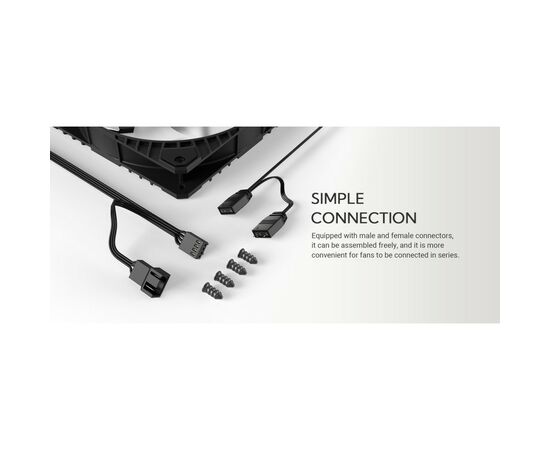 Кулер для корпуса ID-Cooling WF-14025-XT ARGB, изображение 9 Кулер для корпуса ID-Cooling WF-14025-XT ARGB, изображение 9