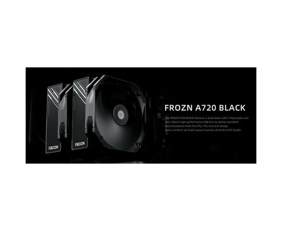 Кулер до процесора ID-Cooling FROZN A720 Black, зображення 8 Кулер до процесора ID-Cooling FROZN A720 Black, зображення 8
