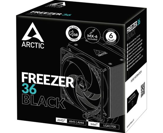 Кулер для процессора Arctic ACFRE00123A, изображение 6 Кулер для процессора Arctic ACFRE00123A, изображение 6