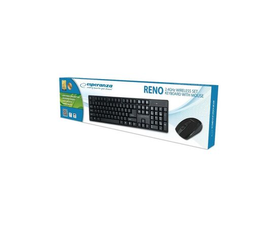 Комплект Esperanza Reno Wireless Black (EK135UA), изображение 4 Комплект Esperanza Reno Wireless Black (EK135UA), изображение 4