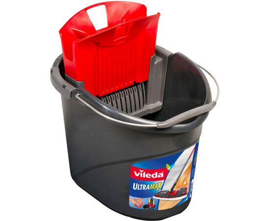 Ведро для швабр Vileda Ultramax с отжимом 10 л (4023103201415), изображение 2 Ведро для швабр Vileda Ultramax с отжимом 10 л (4023103201415), изображение 2