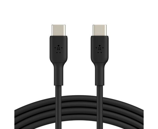 Дата кабель USB-С - USB-С, PVC, 2m, black Belkin (CAB003BT2MBK)