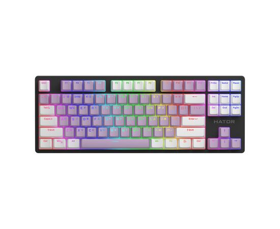 Клавиатура Hator Rockfall 2 Mecha Signature Edition USB Black/Lilac/White (HTK-520-BLW)