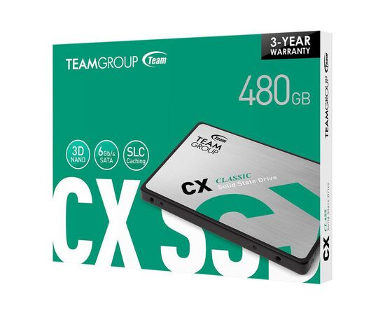 Накопитель SSD 2.5" 480GB Team (T253X5480G0C101), изображение 4 Накопитель SSD 2.5" 480GB Team (T253X5480G0C101), изображение 4