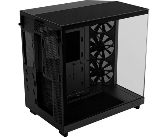 Корпус NZXT H6 Flow All Black (CC-H61FB-01), изображение 4 Корпус NZXT H6 Flow All Black (CC-H61FB-01), изображение 4