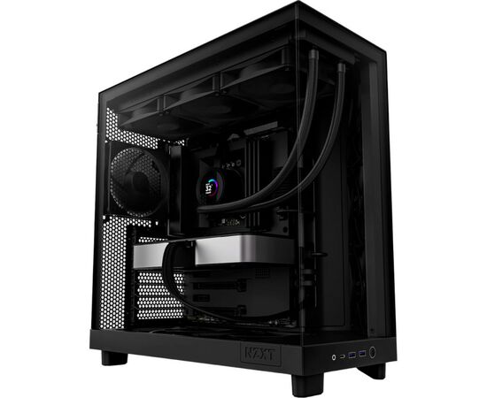 Корпус NZXT H6 Flow All Black (CC-H61FB-01), изображение 6 Корпус NZXT H6 Flow All Black (CC-H61FB-01), изображение 6