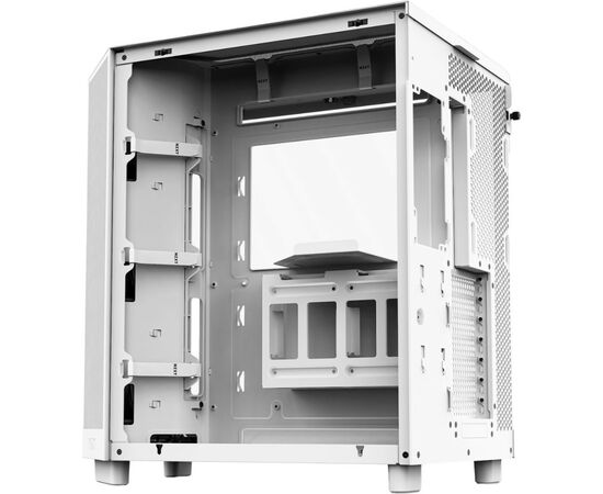 Корпус NZXT H6 Flow All white (CC-H61FW-01), изображение 4 Корпус NZXT H6 Flow All white (CC-H61FW-01), изображение 4