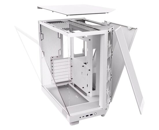 Корпус NZXT H6 Flow All white (CC-H61FW-01), изображение 6 Корпус NZXT H6 Flow All white (CC-H61FW-01), изображение 6