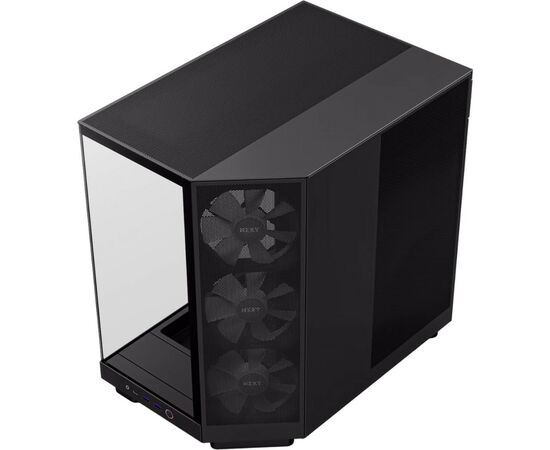 Корпус NZXT H6 Flow RGB All Black (CC-H61FB-R1), изображение 3 Корпус NZXT H6 Flow RGB All Black (CC-H61FB-R1), изображение 3