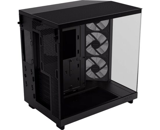 Корпус NZXT H6 Flow RGB All Black (CC-H61FB-R1), изображение 5 Корпус NZXT H6 Flow RGB All Black (CC-H61FB-R1), изображение 5