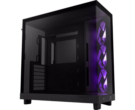 Корпус NZXT H6 Flow RGB All Black (CC-H61FB-R1)
