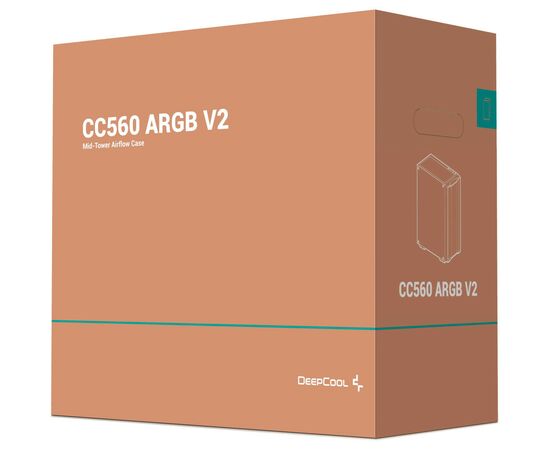 Корпус Deepcool CC560 ARGB V2 (R-CC560-BKTAA4-G-2), изображение 12 Корпус Deepcool CC560 ARGB V2 (R-CC560-BKTAA4-G-2), изображение 12