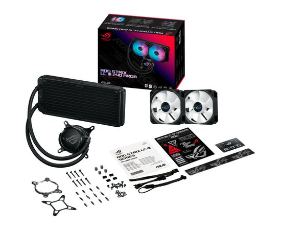 Система водяного охлаждения ASUS ROG Strix LC III 240 ARGB (90RC00S1-M0UAY0), изображение 7 Система водяного охлаждения ASUS ROG Strix LC III 240 ARGB (90RC00S1-M0UAY0), изображение 7