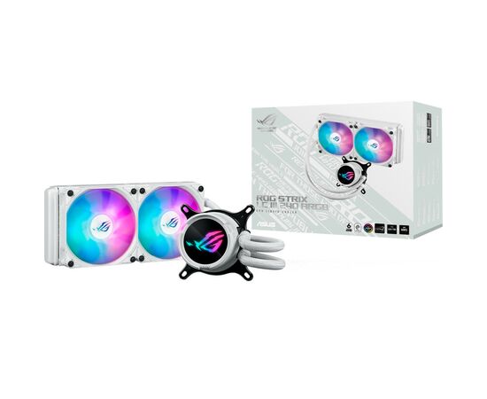 Система водяного охлаждения ASUS ROG Strix LC III 240 ARGB WHT (90RC00S2-M0UAY0), изображение 8 Система водяного охлаждения ASUS ROG Strix LC III 240 ARGB WHT (90RC00S2-M0UAY0), изображение 8