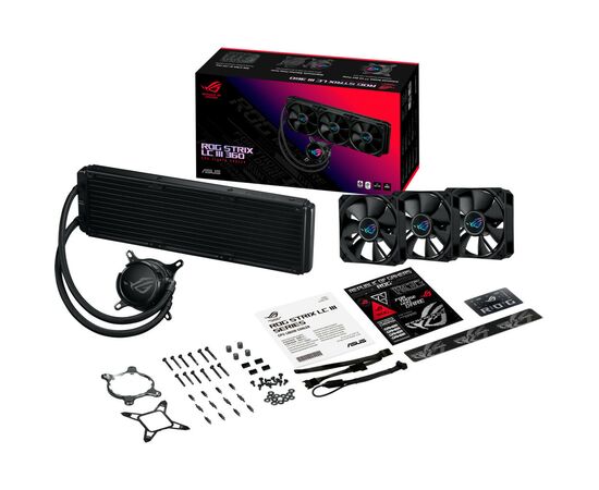 Система водяного охолодження ASUS ROG Strix LC III 360 (90RC00T0-M0UAY0), зображення 11 Система водяного охолодження ASUS ROG Strix LC III 360 (90RC00T0-M0UAY0), зображення 11