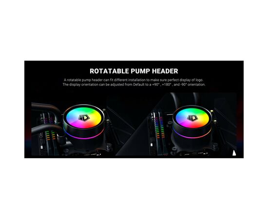 Система водяного охлаждения ID-Cooling ZOOMFLOW 240 XT V2, изображение 10 Система водяного охлаждения ID-Cooling ZOOMFLOW 240 XT V2, изображение 10