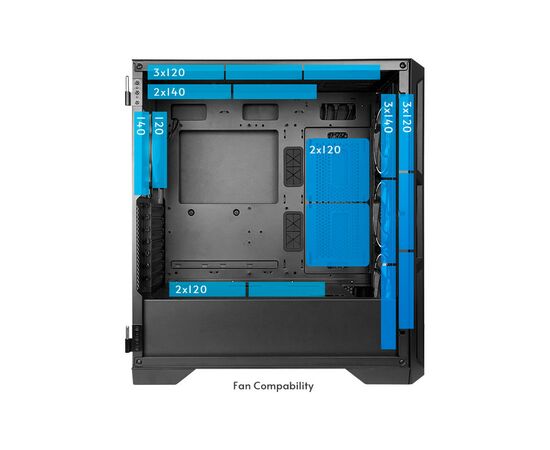 Корпус Chieftec APEX (GA-01B-TG-OP), зображення 7 Корпус Chieftec APEX (GA-01B-TG-OP), зображення 7