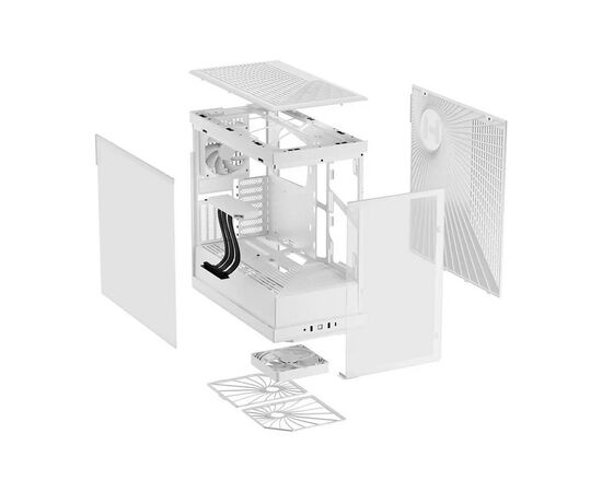 Корпус Hyte Y40 White (CS-HYTE-Y40-WW), изображение 6 Корпус Hyte Y40 White (CS-HYTE-Y40-WW), изображение 6