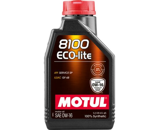 Моторное масло MOTUL 8100 Eco-Lite 0W-16 1л (841011)