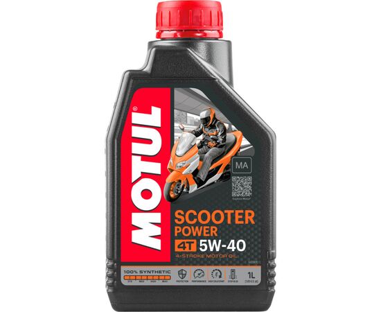 Моторное масло MOTUL 4T Scooter Power 5W40 1 л (832001)