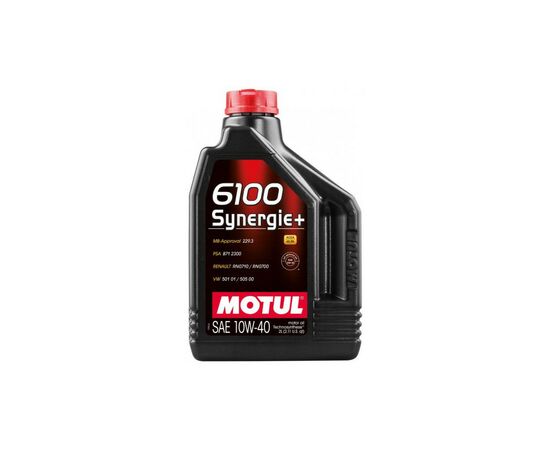 Моторное масло MOTUL 6100 SYNERGIE+ 10W40 2 л (839421)