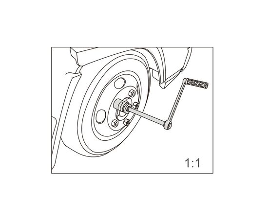 Ключ KING TONY редукторный 1" с головками 32 мм и 33 мм. (3488A03MP), изображение 2 Ключ KING TONY редукторный 1" с головками 32 мм и 33 мм. (3488A03MP), изображение 2