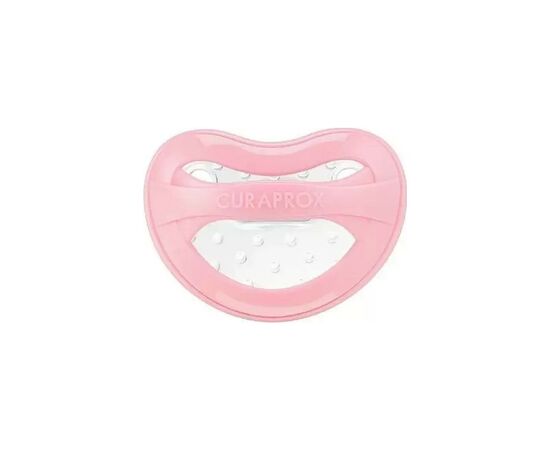 Пустышка Curaprox + контейнер для хранения 7-18 мес. розовая (Babysoother pink size 1), изображение 3 Пустышка Curaprox + контейнер для хранения 7-18 мес. розовая (Babysoother pink size 1), изображение 3