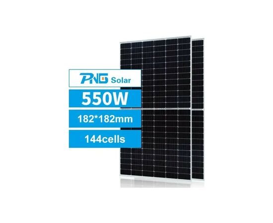 Солнечная панель PNG Solar 500W with 182mm half-cell monocrystalline (PNGMH66-B8-500), изображение 2 Солнечная панель PNG Solar 500W with 182mm half-cell monocrystalline (PNGMH66-B8-500), изображение 2